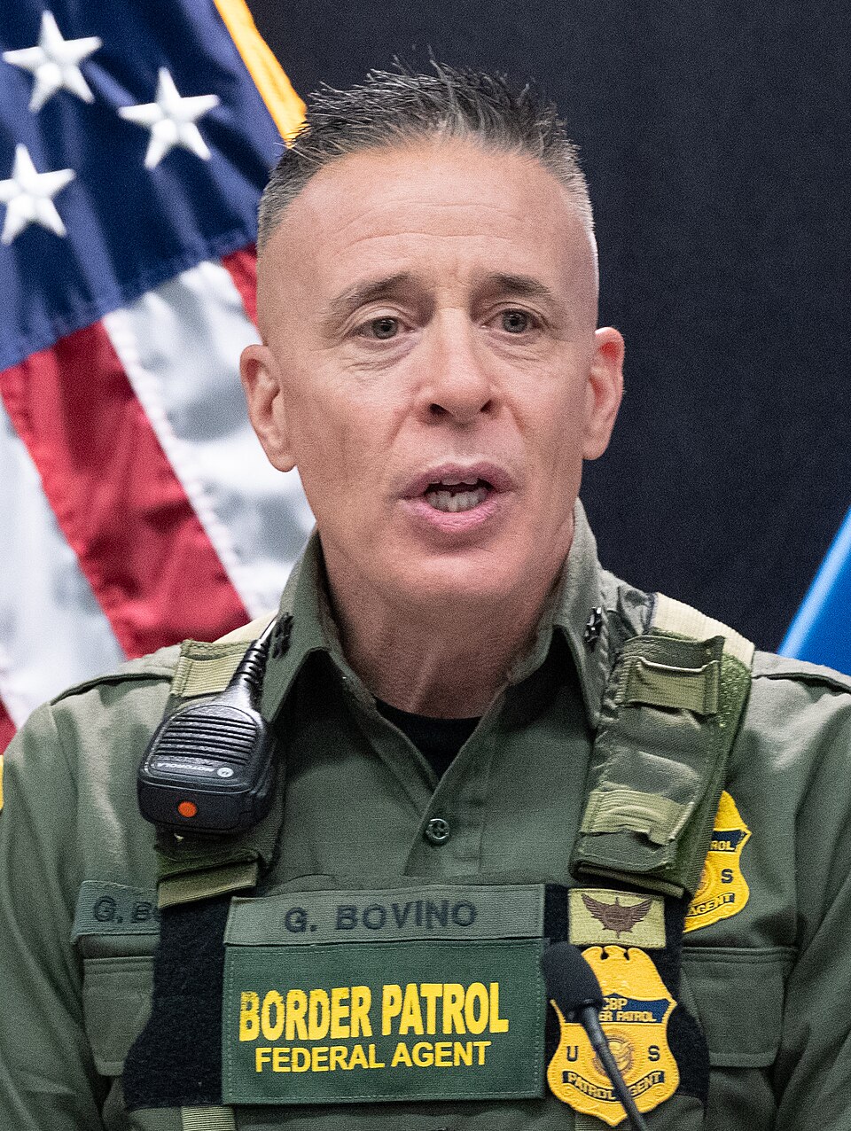 Official portrait of Gregory K. Bovino in uniform